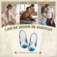 thumbnail image 7 of KLL Cool Unicorn Star Golden Pattern Adult Unisex Cozy Slippers,Fuzzy Slip-on Slippers TPR Sole Slippers Comfort Plush Home Footwear for Indoor & Outdoor-37/38, 7 of 7