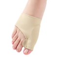 thumbnail image 1 of Corrector de juanetes y funda para alivio de juanetes - Paquete de 2 almohadillas de gel Funda Hallux Valgus - Calcetines para dedos con cojines para hombres y mujeres - Botín para juanetes, 1 of 5