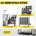 thumbnail image 6 of Three Flavor Soft Ice Cream Machine with LED Display and Thick Insulation, 6 of 8