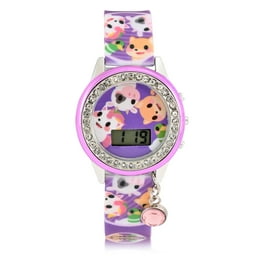 FrozenGirl's Children's LED Watch with Square Case and