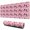 Pink Dachshund Chips, variant on Long Mouse Pads for Desk,Pink Dachshund Chips Desk Mats on Top Of Desks, Desk Mouse Pad Extra Large with 3mm Non-Slip Base and Stitched Edge for Gaming,Office,Work,Home 31.5"x11.8"