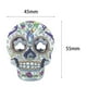 thumbnail image 2 of Cadena de luces de calavera de Halloween, decoración de horror luminosa, colgante de artesanía, 2 of 9