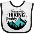 thumbnail image 3 of Inktastic Mommy's Hiking Buddy with Mountains and Trees Boys or Girls Baby Bib, 3 of 4