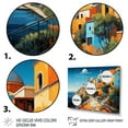 thumbnail image 3 of Designart "Pop Art Rome II" Rome Metal Wall Decor Set, 3 of 5