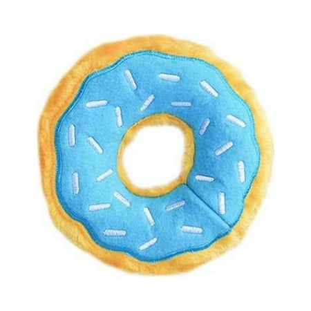 UPC: 0818786018115 | ZippyPaws Mini Donutz No Stuffing Squeaky Plush Dog Toy – Chocolate