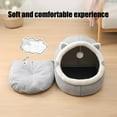 thumbnail image 6 of MERILER Cute Semi-Enclosed Puss & Dog Bed - Warm, Windproof, Easy to Clean, All-Season Comfort with High Resilience & Soundproof Design, 6 of 6