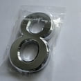 thumbnail image 2 of Workhe Numeral Door Plaque House Sign Plating chrome plated Gate 0 to 9 Plastic Number Tag Hotel Home Sticker Door Label, 2 of 9