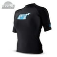 thumbnail image 1 of Body Glove 13210W-XL-BLK Basic Womens Short Arm Rashguard - Extra Large, Black, 1 of 6