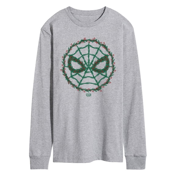 Marvel - Spider Man Wreath - Men's Long Sleeve Graphic T-Shirt