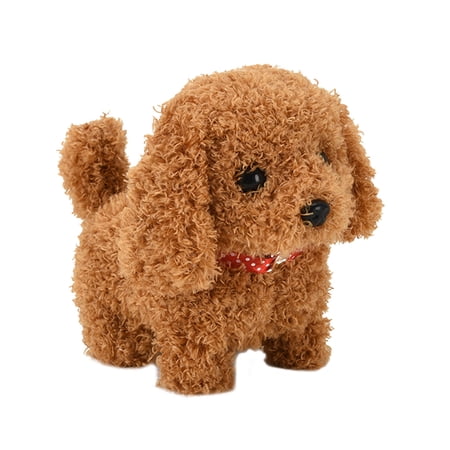 GENEMA Simulation Electric Free Cute Little Puppy Can Walk  Bark  Nod /Wagging Tail price history on PriceWatchPro