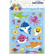 Baby Shark Sticker Sheets 4 Per Package