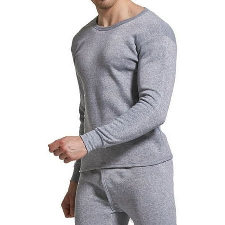 

YeccYuly 2Pcs/Set Thermal Underwear for Men Ultra Soft Long Johns Fleece Lined Warm Base Layer Mens Thermals top and Bottom Set of 2