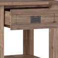 thumbnail image 2 of Simpli Home Monroe Solid Acacia Wood Square End Table in Distressed Gray, 2 of 6