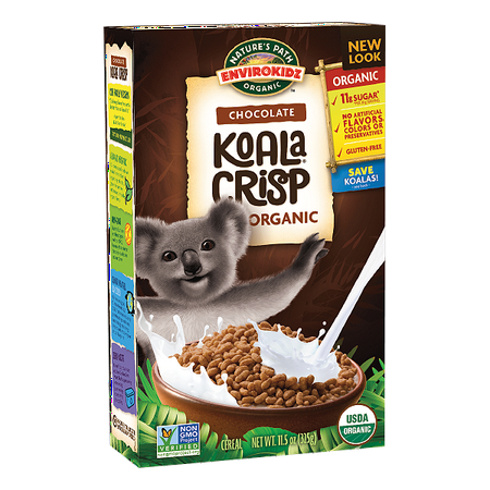 Envirokidz Koala Crisp Organic Chocolate Brown Rice Crisp Cereal 11.5 (Best Organic Rice Cereal)