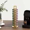 thumbnail image 4 of SEVENLINE - Soporte para c&aacute;psulas de caf&eacute; compatible con c&aacute;psulas originales de Nespresso para 40 c&aacute;psulas (dorado), 4 of 9