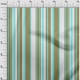 thumbnail image 3 of oneOone Velvet Olive Green Fabric Stripes Dress Material Fabric Print Fabric By The Yard 58 Inch Wide-LY, 3 of 7