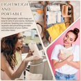 thumbnail image 6 of 3 Pcs Makeup Bag Set for Women Corduroy Cosmetic Pouch Aesthetic Smile Travel Toiletry Bag Cute Purse Pouch Pencil Case Makeup Brushes Storage Organizer with Zipper(Beige,Smile Face), 6 of 7