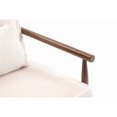 thumbnail image 6 of Leumius Storage Chair, Mid Century Modern Accent Chair with Solid Wood Frame, Upholstered Living Room Chairs with Waist Cushion, Reading Armchair for Bedroom Sunroom White, 6 of 9
