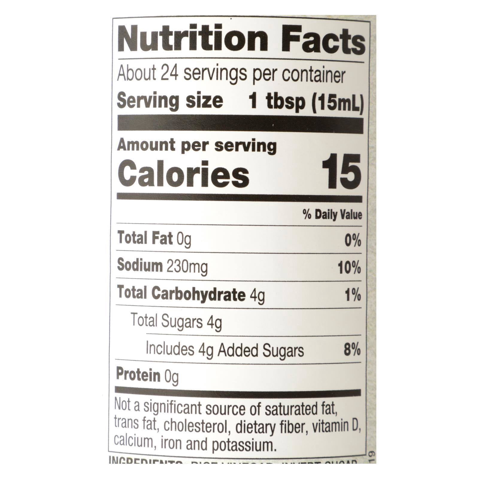 NAKANO - Tangy Seasoned Rice Vinegar for Flavor Enhancement - 12 oz, Case of 6