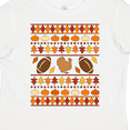thumbnail image 4 of Inktastic Ugly Thanksgiving Sweater Design with Turkey and Football Boys or Girls Toddler T-Shirt, 4 of 5
