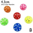 thumbnail image 1 of 1 Pack Cat Toy Bell Ball Pet Cat Chasing Toy Funny Supplies Color Ball Pet Random Toy, 1 of 7