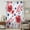 Red Blue, variant on Wildflowers Sheer Curtains 45 Inches Long, Botanical Roses Florals Watercolor Dusty Blue Light Filering Curtains, Breathable Simi Curtain Privacy Drapes for Kitchen Bathroom Window Treatment