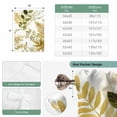 thumbnail image 6 of Brown Green Leaves Balloon Curtains for Bedroom/Front Door/Bathroom, Summer Botanical Farmhouse Watercolor Leaf Tie Up Curtains 63 Inch Length Kitchen Curtains Shades for Windows 46"x63", 6 of 8