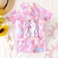 thumbnail image 6 of JUMEYU Toddler Float Swimsuit Kids Boys Girls Floatation Swimsuit with Adjustable Buoyancy Baby Float Suit Swim Vest One Piece Swimwear Bathing Suit 4T 5T (Pink,4-5 Years), 6 of 8