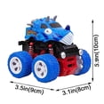 thumbnail image 3 of Nilvkv 1PC Set Truck Toy, Four Wheel Drive Inertial Dinosaur Toy Car for Toddlers 1-3 Back Stunt Vehicle Kids Birthday Christmas Gifts for Boys Girls, 3 of 7