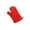 Red, variant on Microwave Oven Gloves, Heat Resistant Kitchen Gloves, Non Slip High Temperature Baking Mitt, Durable Polyester Quilted Protective Cooking Mittens