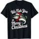 thumbnail image 1 of We Fish You A Merry Christmas Fishing Xmas - Camiseta con sombrero de Papá Noel, 1 of 2
