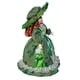 thumbnail image 3 of Muñeca femenina de porcelana victoriana Yuarrent decoración del hogar verde, 3 of 6