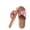 01-Hot Pink, variant on Slides Women,Women's Floral Print Linen House Sandals,Pink,39