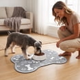 thumbnail image 7 of Diatomite Stone Pet Feeding Mat for Dog & Cat, Absorbent Bone Shaped Non-Slip Dog Food Mat, 7 of 7