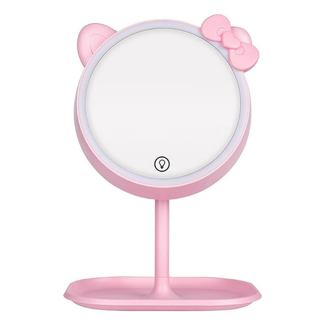 Espejo de maquillaje con luces LED Store Line portátil Kitty
