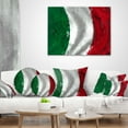 thumbnail image 4 of Designart Italy Flag - Contemporary Throw Pillow - 16x16, 4 of 5
