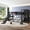 Black + MDF + Metal + Twin, variant on Twin XL Metal Loft / Bunk Bed with Basketball Hoop, Pull-Up Rings, Climbing Wall, Slide & Built-in Bookshelves,Black