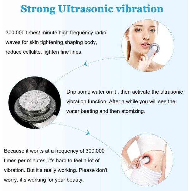 Body Slimming Device, 3 in 1 Ultrasonic Anti-Cellulite Body