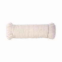 0.21 in. x 50 ft. Natural Braided Cotton Clothesline Rope