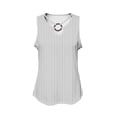 thumbnail image 5 of yillto Tank Tops for Women Summer Striped Sleeveless Tee Loose Casual Crewneck Shirts Fashion Tunics Blouse, 5 of 6