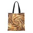 thumbnail image 1 of POGLIP Sac en Toile Réutilisable Sac de Courses Abstrait Coloré de Luxe avec Motif en Relief sur Fissures de Beauté Profondeur Délicate Sac Fourre-Tout, 1 of 1