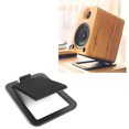 thumbnail image 2 of Desktop Speaker Stands For Small Speakers & Compact Supports 6 Lbs Damping Foam Padding Pair Black, 2 of 5