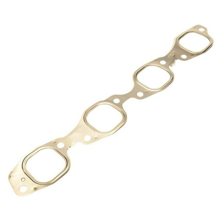 KarParts360 For Chevy K3500/K2500 1996 97 98 99 2000 Exhaust Manifold Gasket | Stainless Steel | Natural | 0.39 Inches Mounting Hole Diameter Rectangle Port 8 Bolt Hole