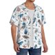 thumbnail image 2 of Fotbe Undersea Animals Camisa Estampada de Manga Corta para Hombre, Casual de Verano, Estilo Playero, Sin Arrugas-XX-Large, 2 of 5