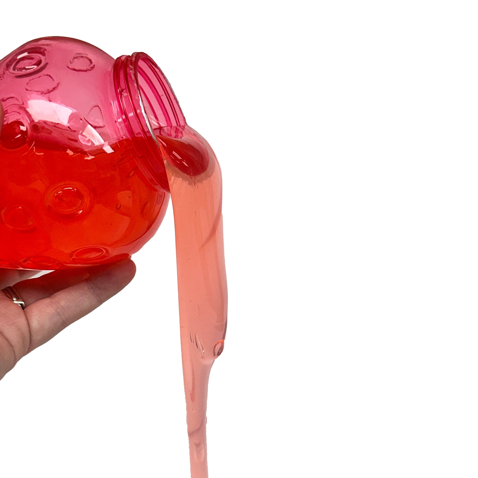 Compound Kings Nichole Jacklyne Water Slime, Red Color, Strawberry Scented, Fruit Container, Ages 4+