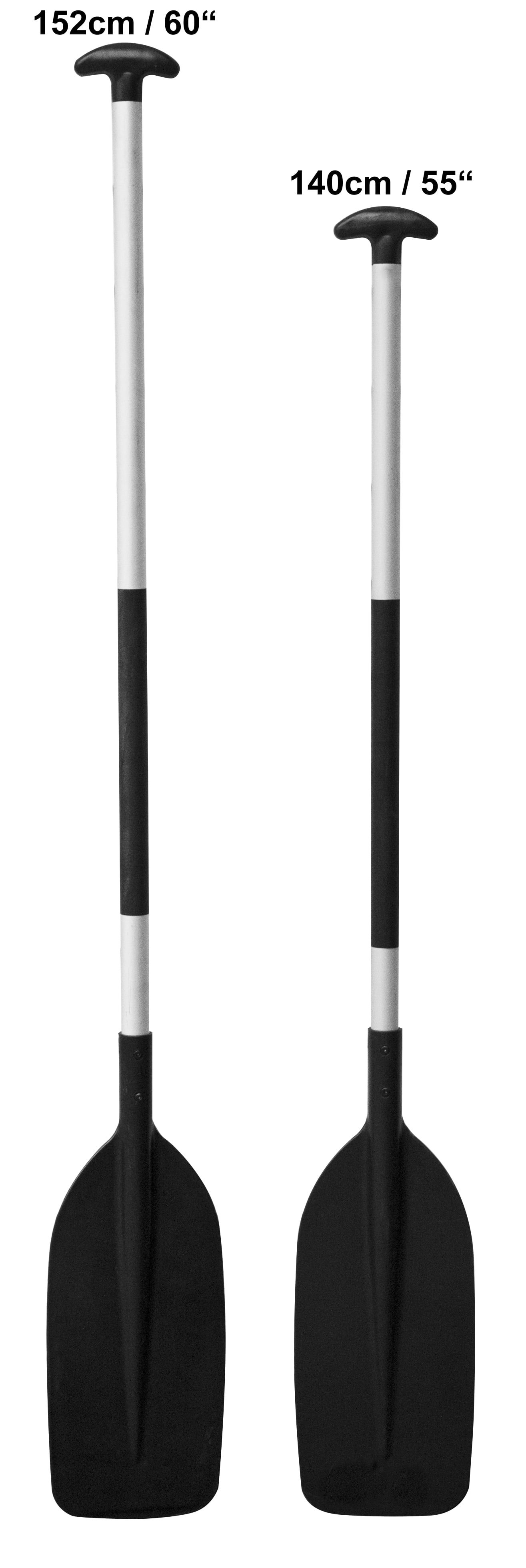ESP 152cm Aluminum Canoe Paddle - Comfort T-Grip - 7.5" X 21" Blade