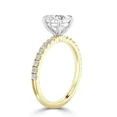 thumbnail image 2 of IGI Certified 1 Carat Lab Grown Diamond Engagement Ring | 14K Yellow Gold | Solitaire Lab Diamond Ring | G-VS2 | Valentine Gift, 2 of 2