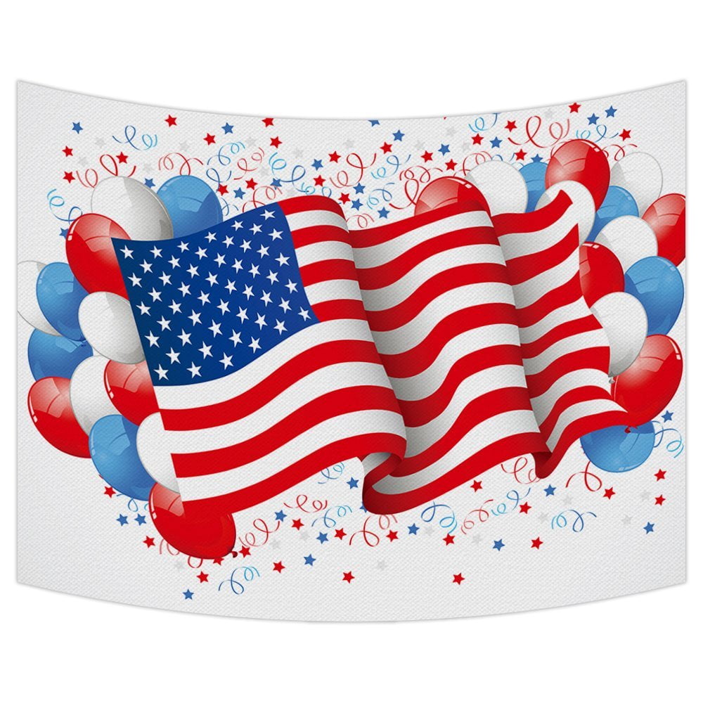 GCKG Independence Day 4th of July,American Flag US Flag Tapestry Wall