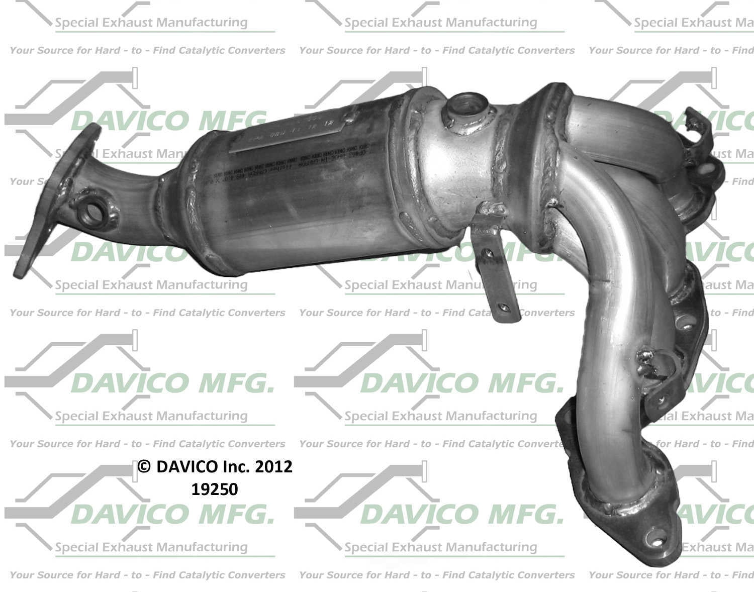 Davico Mfg Catalytic Converter P/N:19250 Fits select: 2005-2008 FORD ESCAPE, 2008 MAZDA TRIBUTE