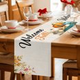 thumbnail image 2 of Table Runners 36 Inches Long Dress Scarves, Thanksgiving Coastal Farmhouse Kitchen/Dining Table Decor Table Runner, Short Coffee Tablerunners, Fall Pumpkin Starfish Conch Sunflowers 13x36 Inch, 2 of 4